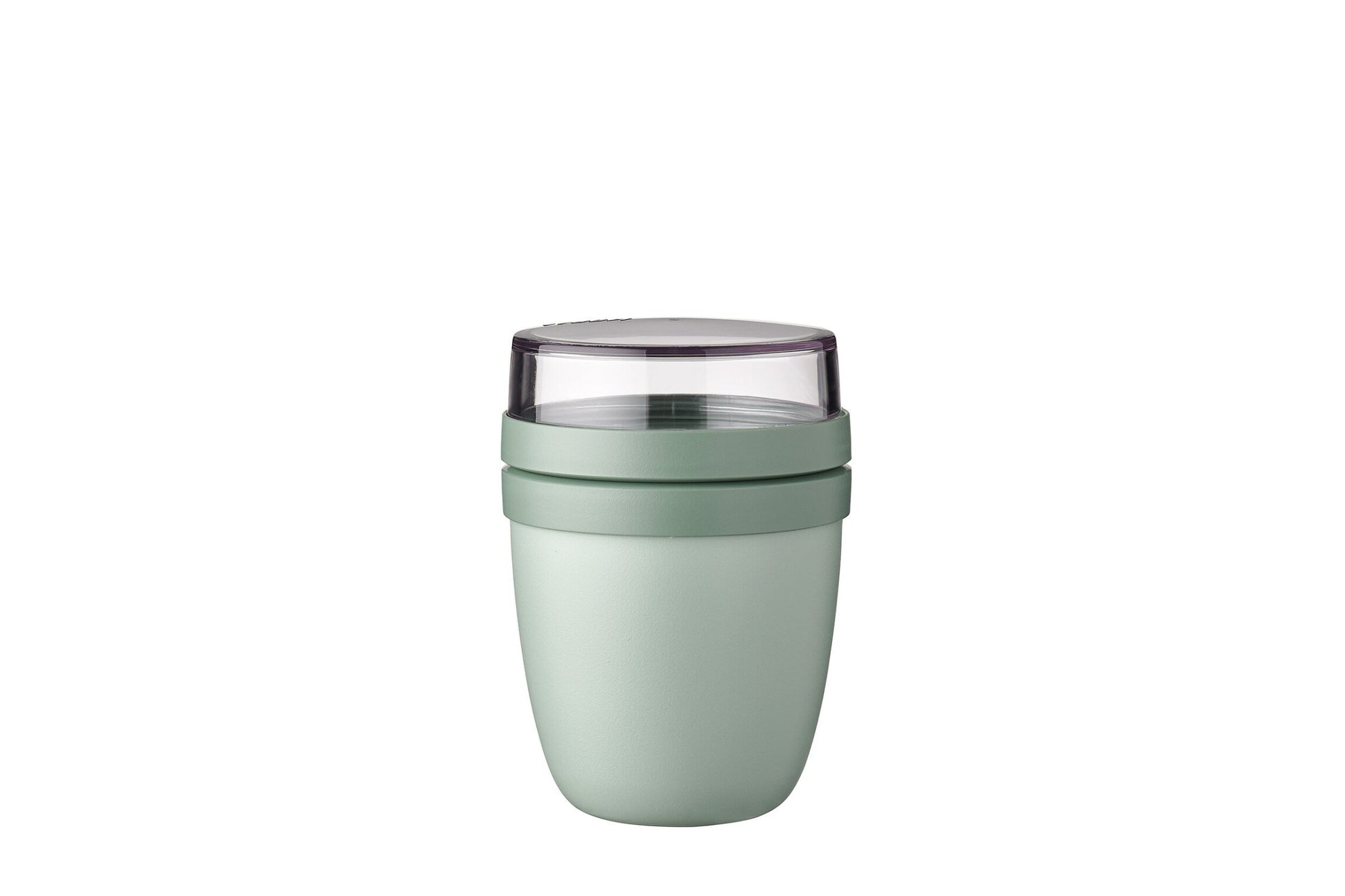 Mepal Lunchpot Mini Ellipse - Groen op witte achtergrond