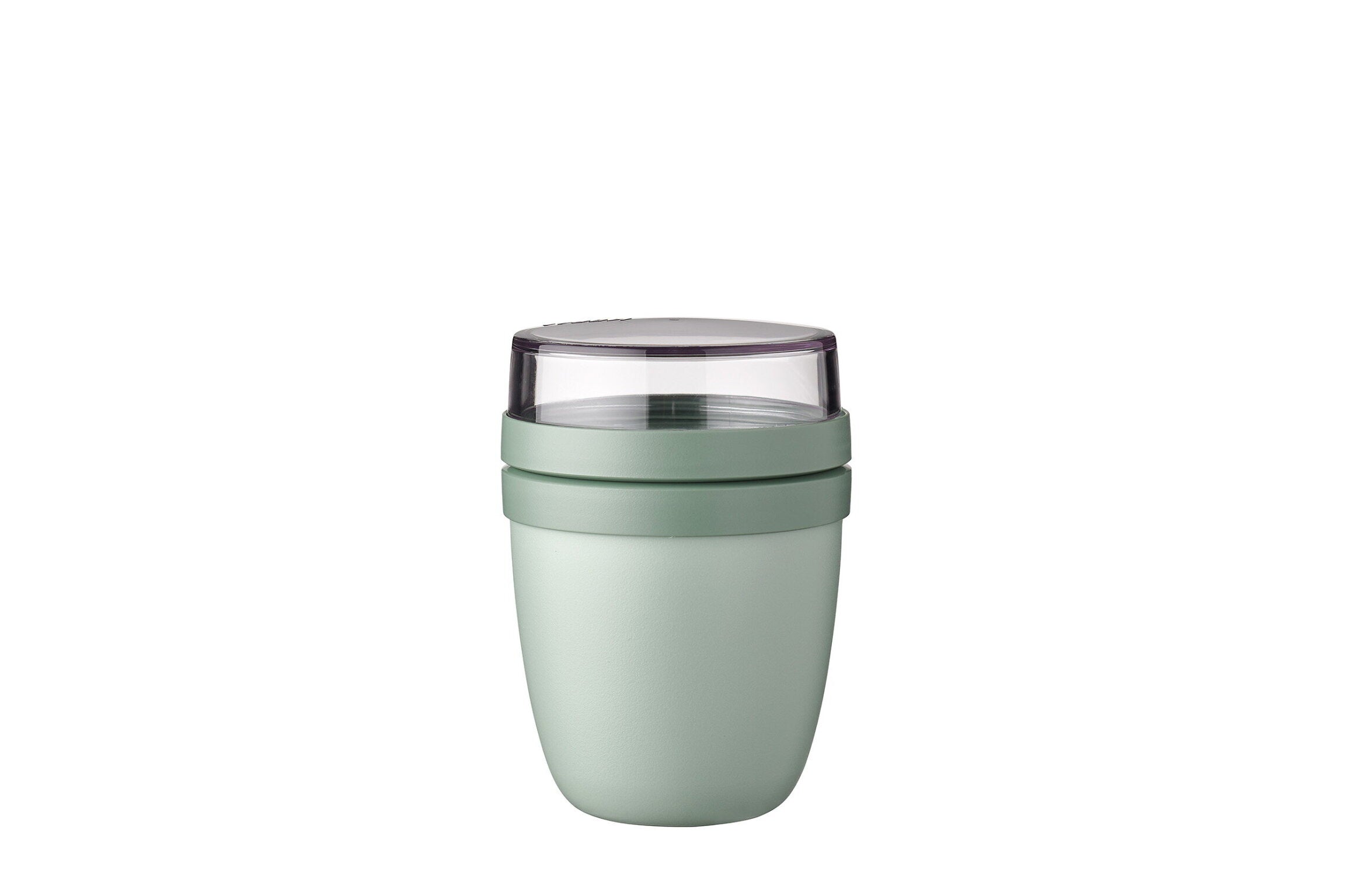 Mepal Lunchpot Mini Ellipse - Groen op witte achtergrond