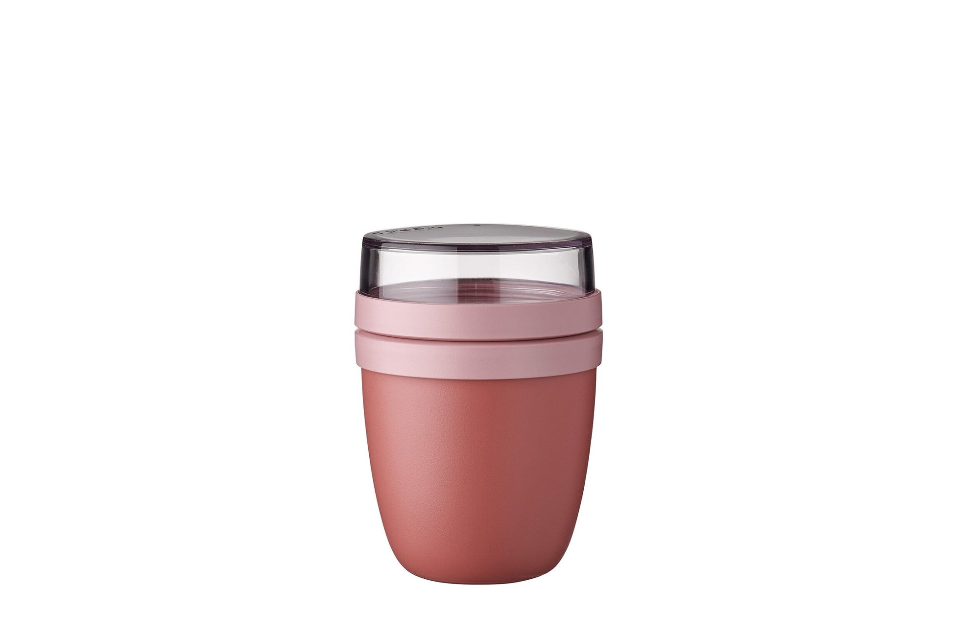 Mepal Lunchpot Mini Ellipse - Roze op witte achtergrond