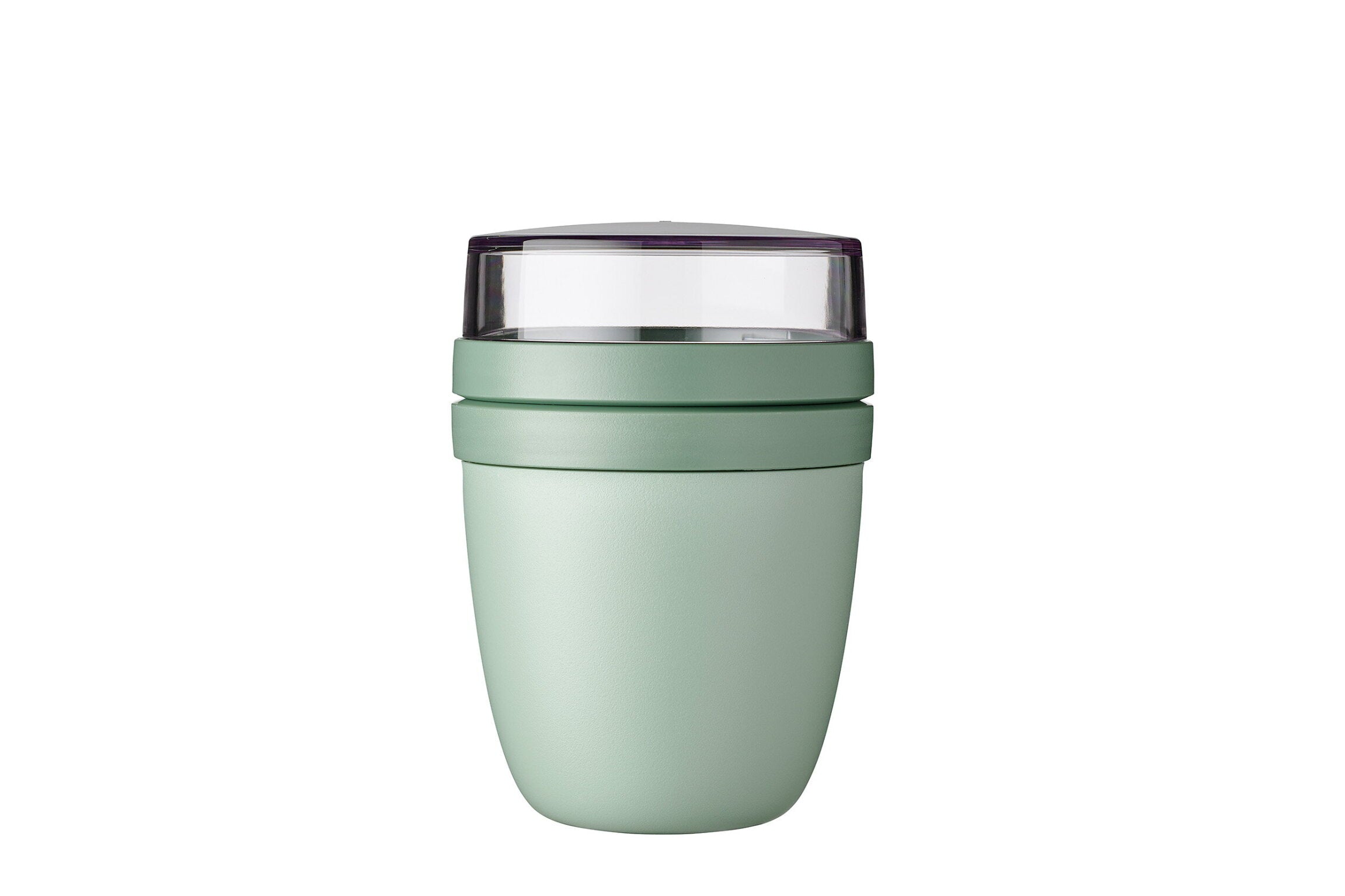 Mepal Lunchpot Ellipse - Groen op witte achtergrond