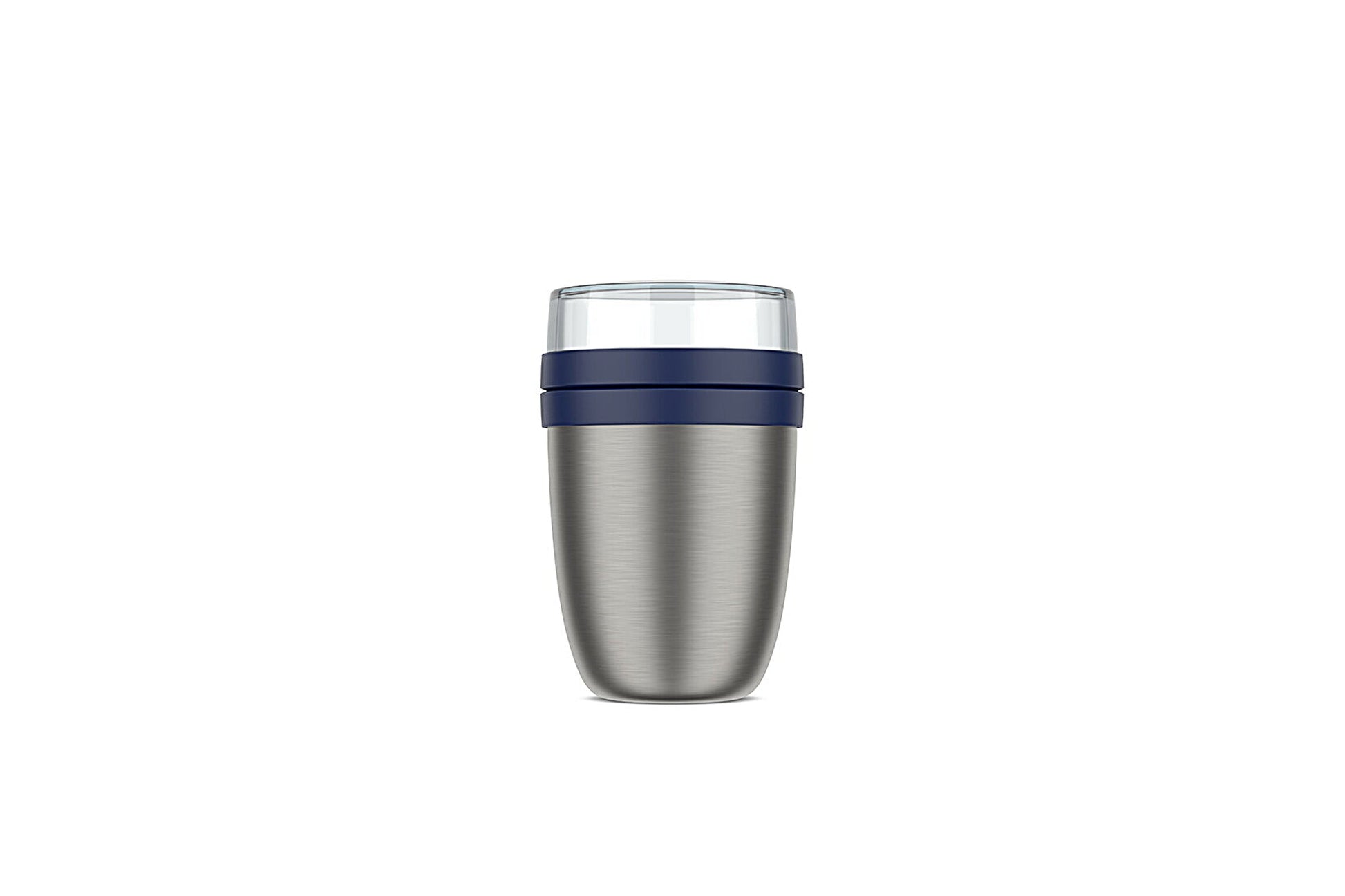 Mepal Thermos Lunchpot Ellipse - Donkerblauw op witte achtergrond