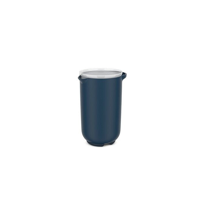 Mepal Mixbeker Chef It met Deksel 1000 ml - Blauw op witte achtergrond