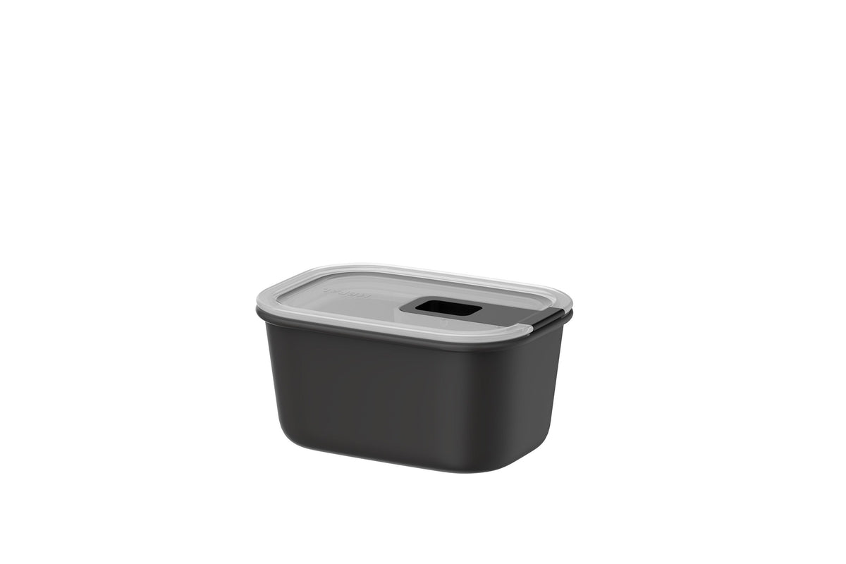 Mepal Vershouddoos Easyclip 2.0 450 ml - Zwart op witte achtergrond