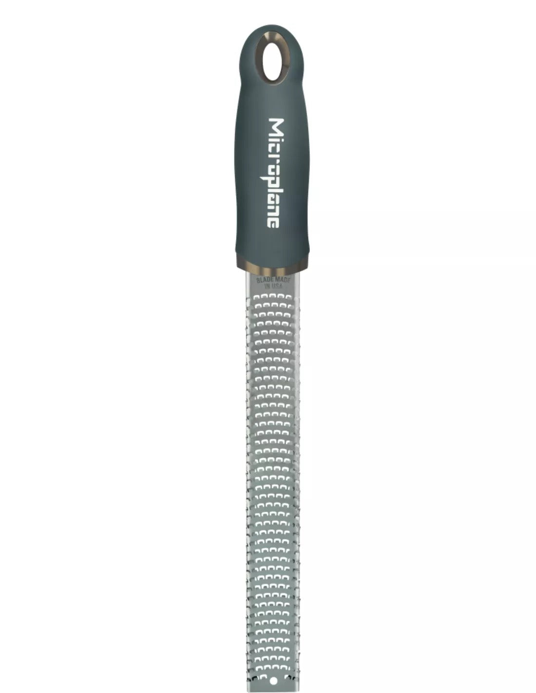 Microplane Premium Zesteur - After Dark Grey op witte achtergrond
