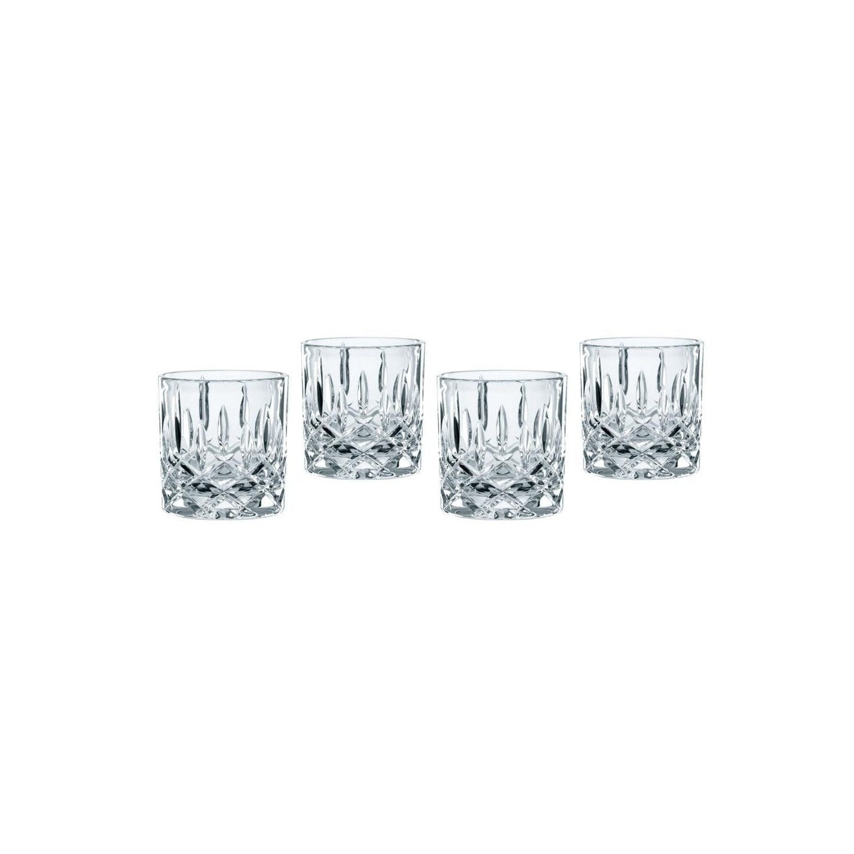 Nachtmann Noblesse Whiskyglazen 4 stuks - 245 ml op witte achtergrond