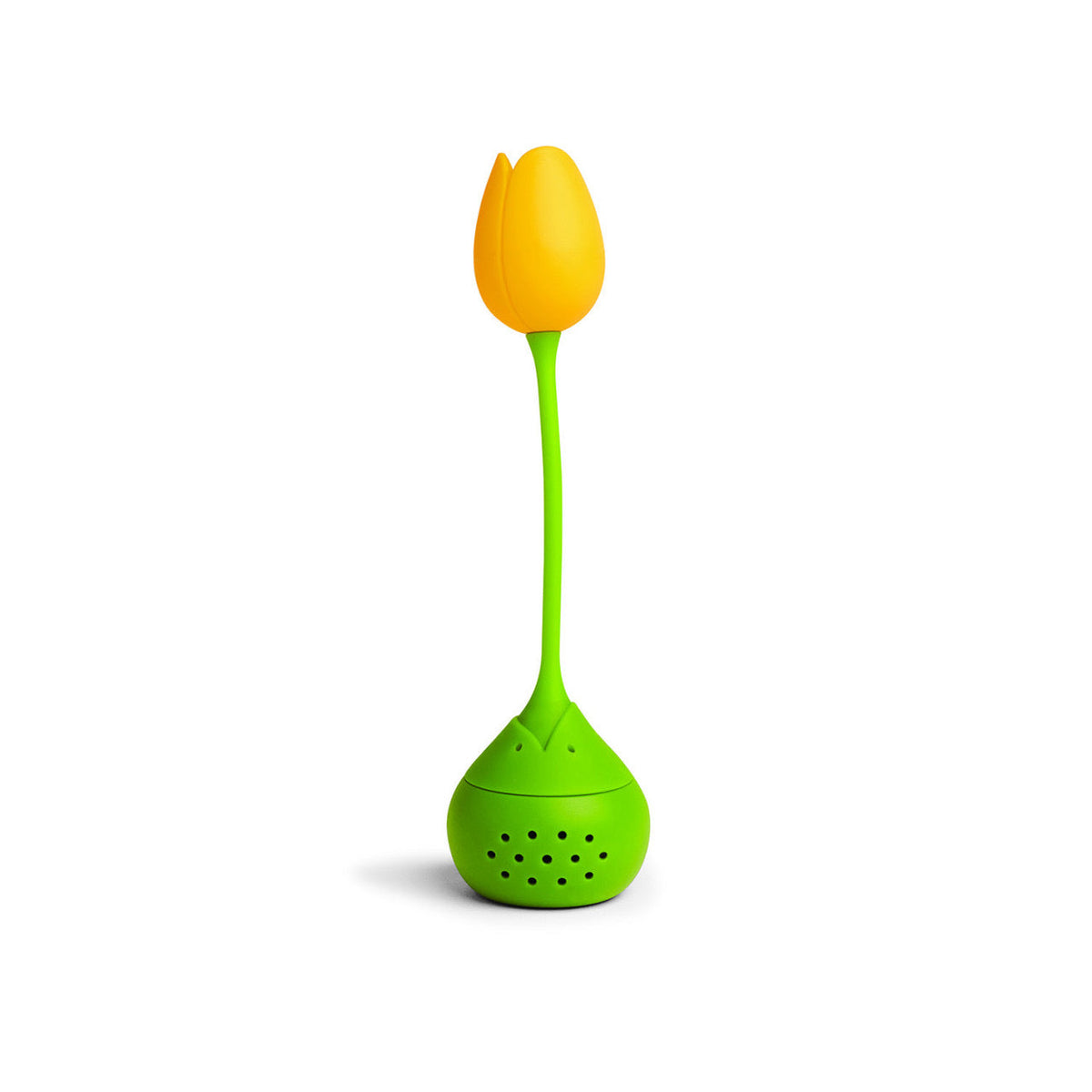Ototo Tulip Thee-ei - Geel op witte achtergrond
