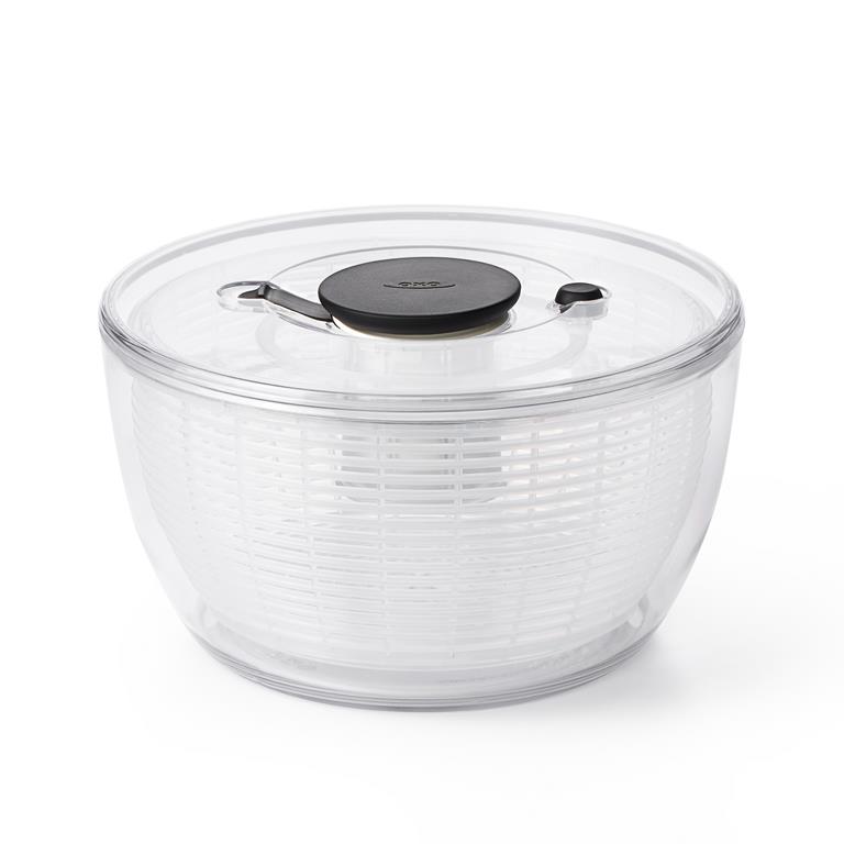 OXO Good Grips Slacentrifuge op witte achtergrond