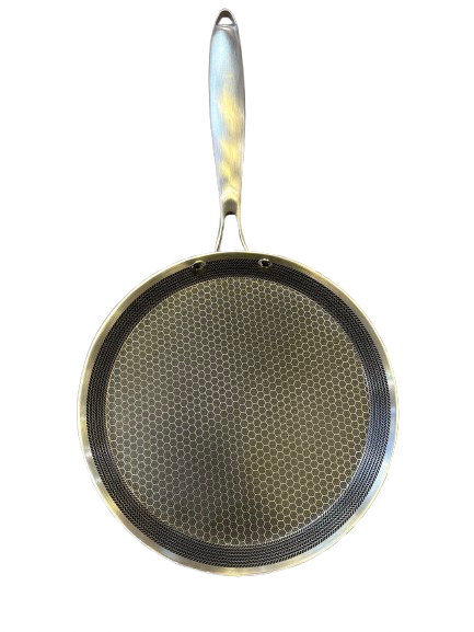 Woerdman Pannenkoekenpan RVS - 30 cm op witte achtergrond
