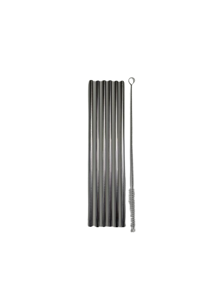 Woerdman Rietjes RVS - 6 stuks op witte achtergrond