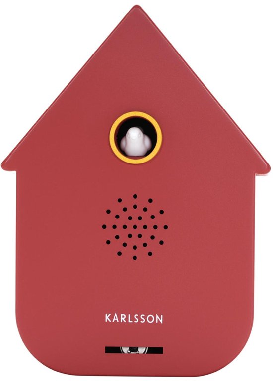 Karlsson Ornament Sound Box Modern Cuckoo - Red Ochre