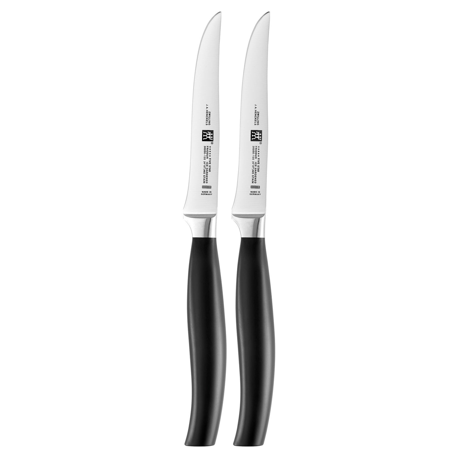 Zwilling Five Star Steakmessen 2-delig op witte achtergrond