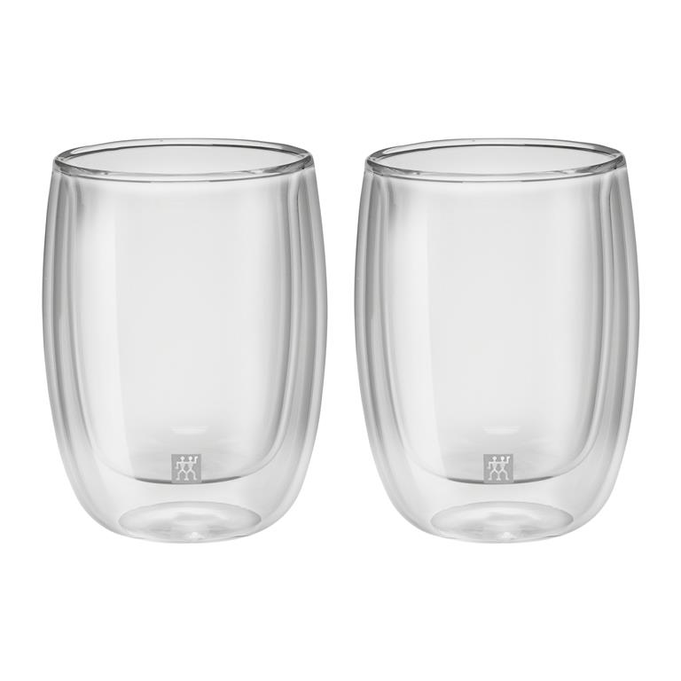 Zwilling Sorrento Dubbelwandig Koffieglazen 2 stuks - 200 ml op witte achtergrond