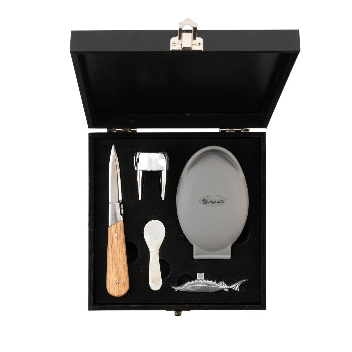 Laguiole Style de Vie Luxury Line The Exclusive Edition Geschenkset op witte achtergrond