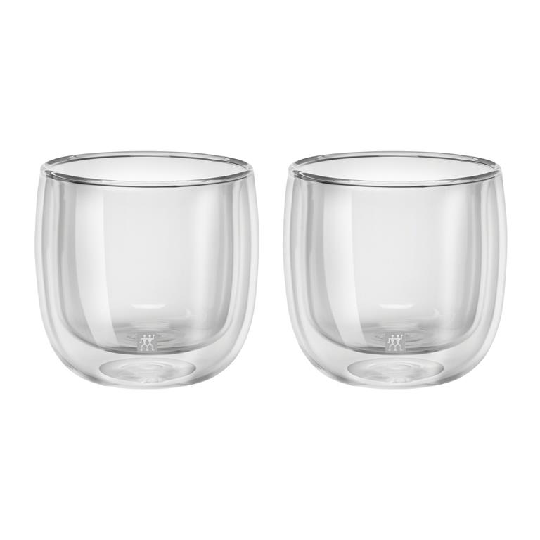 Zwilling Sorrento Dubbelwandig Theeglazen 2 stuks - 240 ml op witte achtergrond