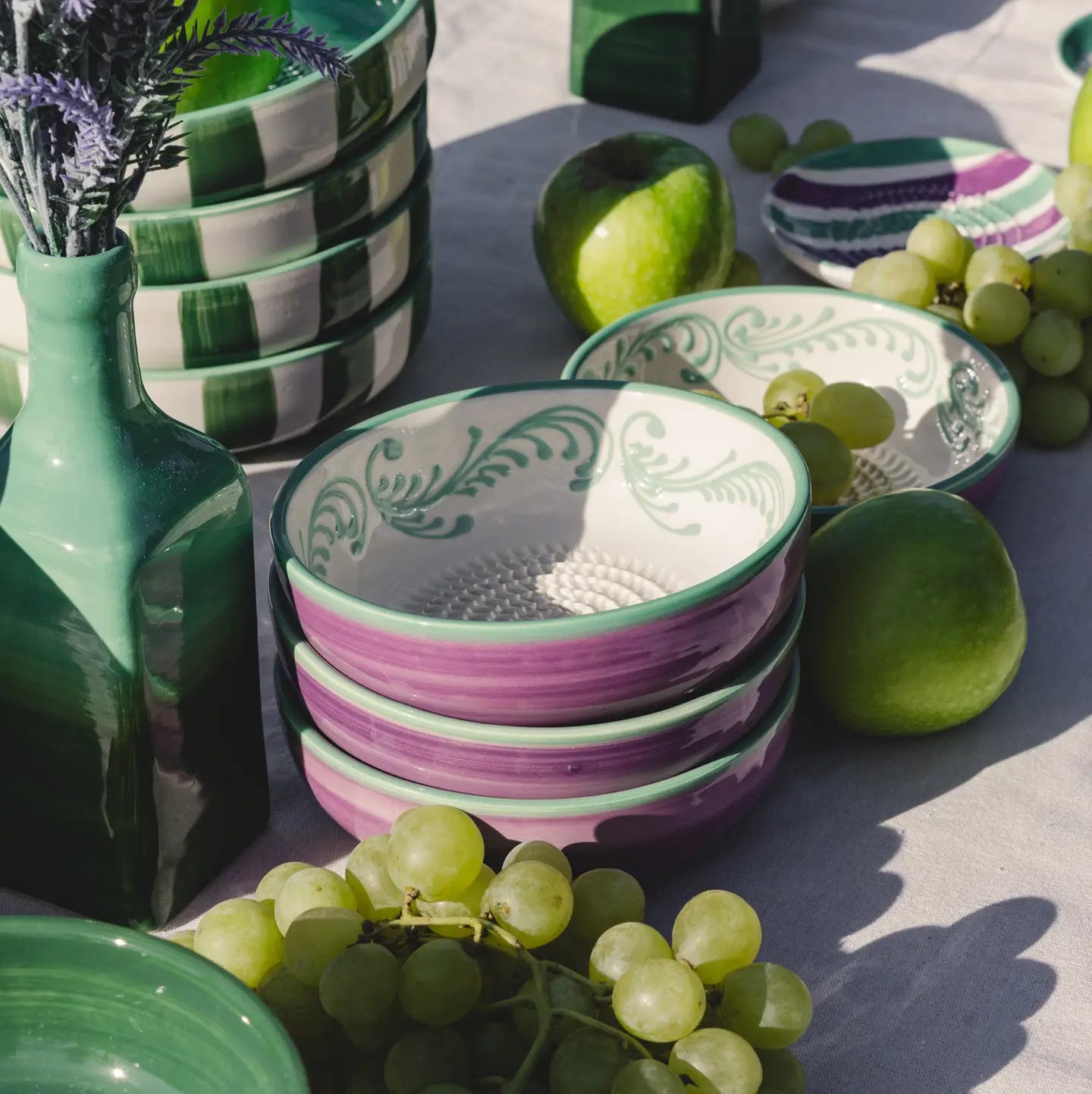 Tierra Cocida Keramisch Raspbord Smaragd - Middel