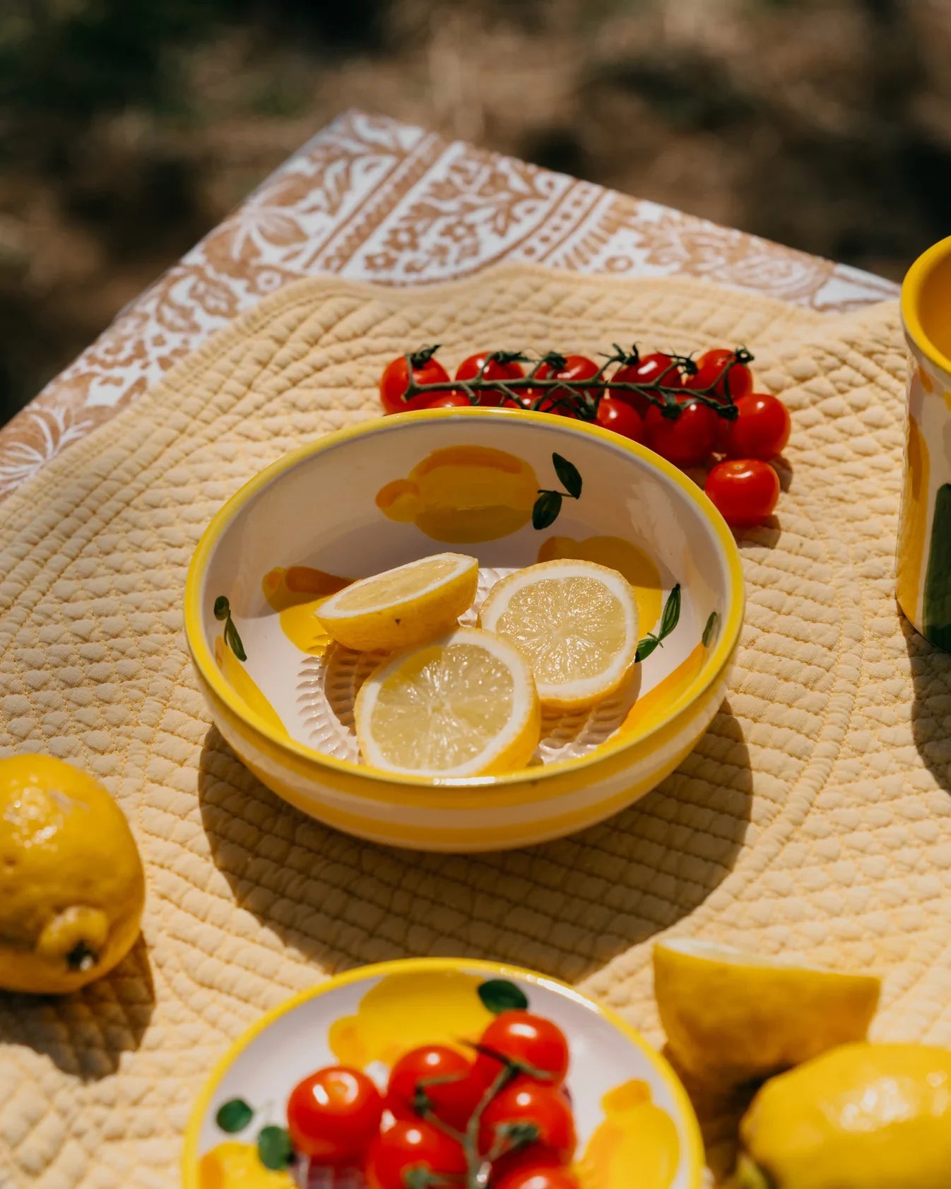 Tierra Cocida Keramisch Raspbord Limone - Middel