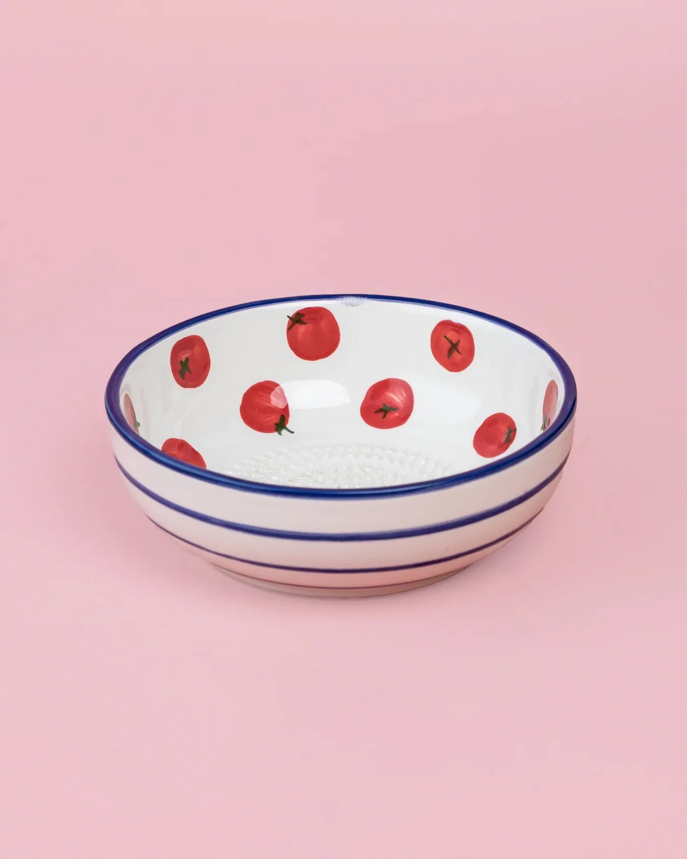 Tierra Cocida Keramisch Raspbord Pomodoro - Middel op roze achtergrond