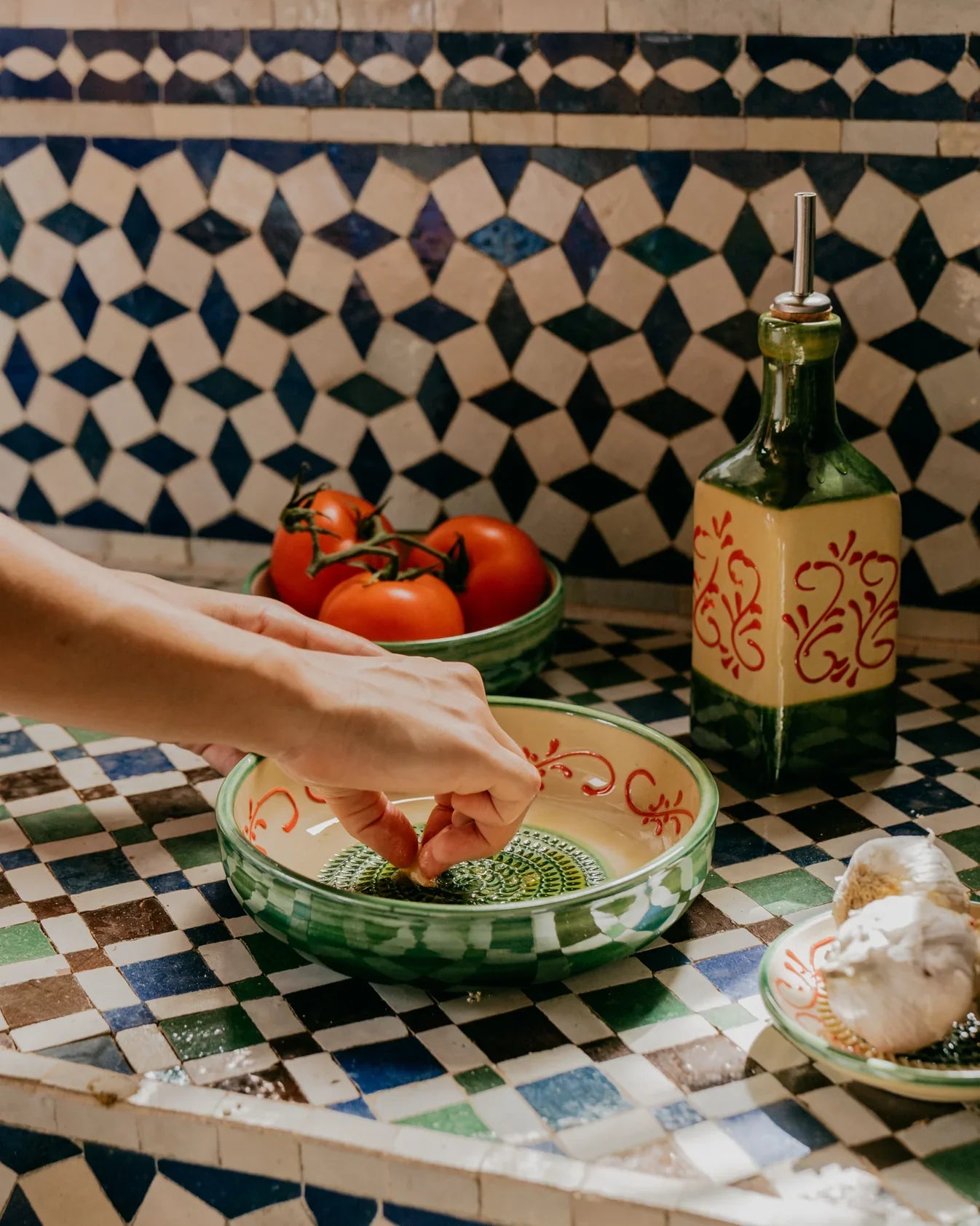 Tierra Cocida Keramisch Raspbord Alhambra - Middel