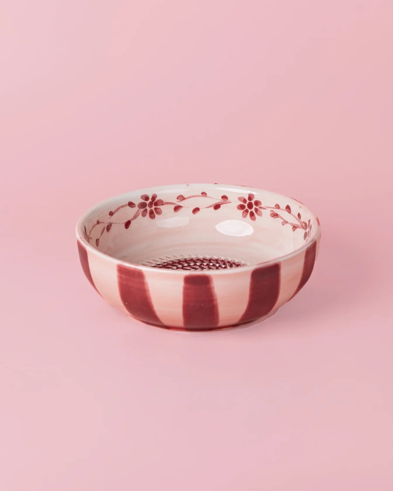 Tierra Cocida Keramisch Raspbord Sakura - Middel op roze achtergrond
