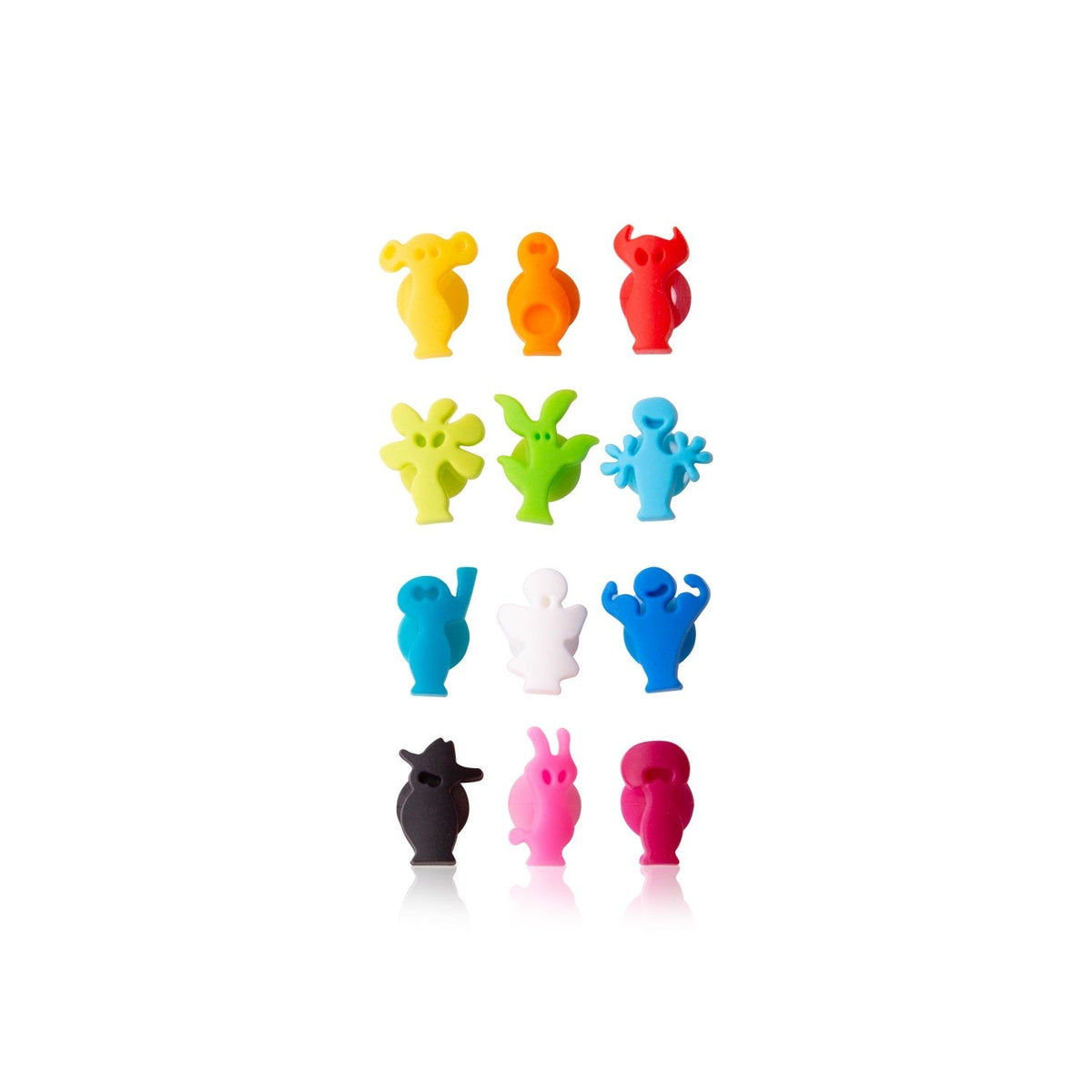 Vacuvin Glasmarkers - 12 stuks op witte achtergrond