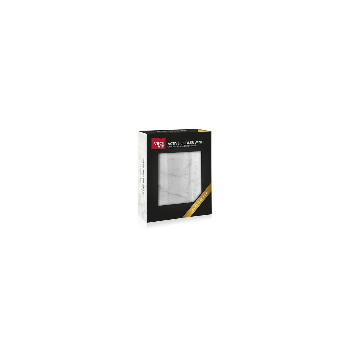 Vacuvin Active Cooler Wine - Marble op witte achtergrond