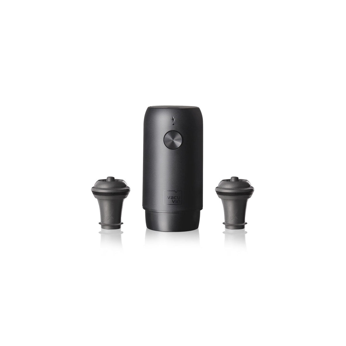 Vacuvin Elektrische Wine Saver - Zwart op witte achtergrond