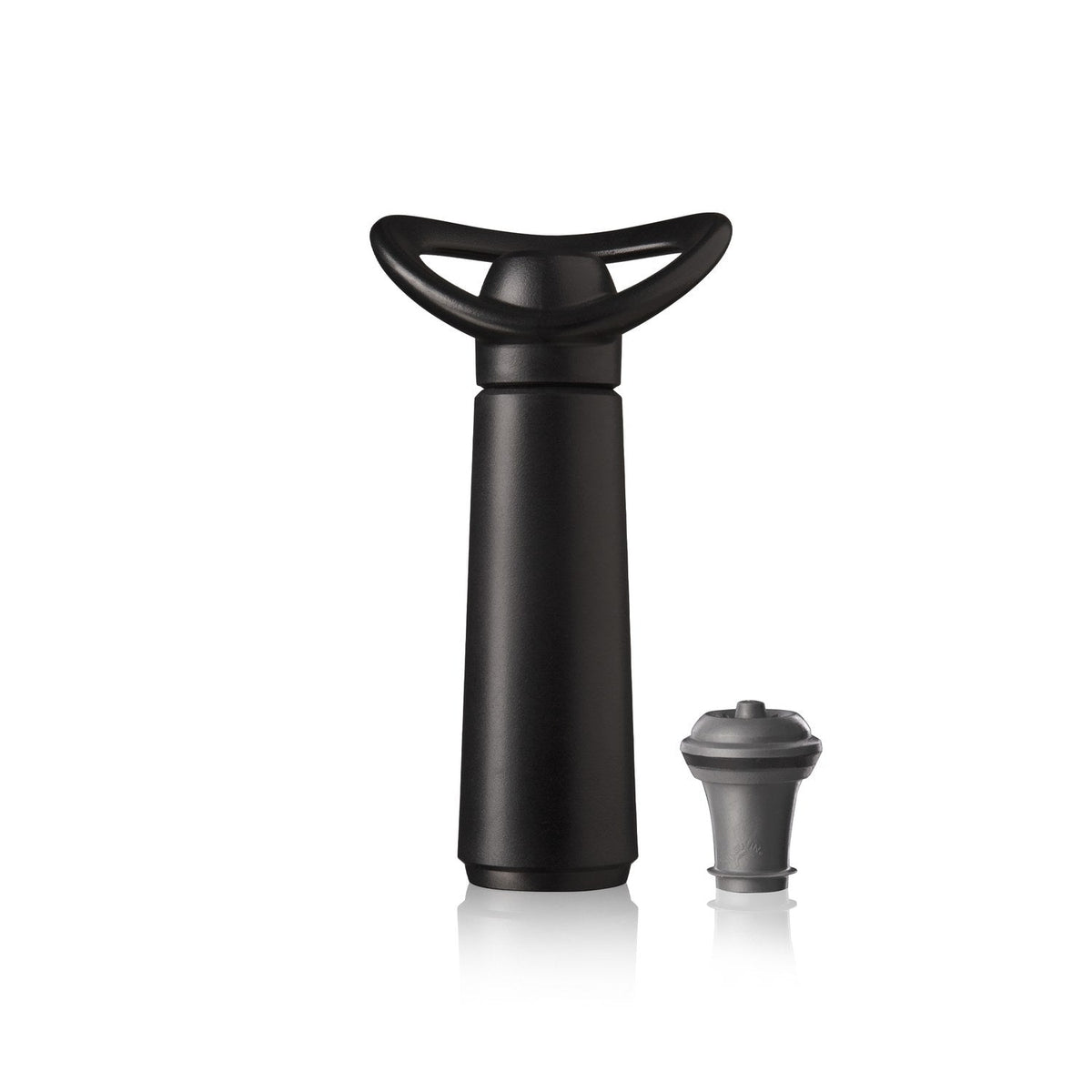 Vacuvin Wine Saver - Zwart op witte achtergrond