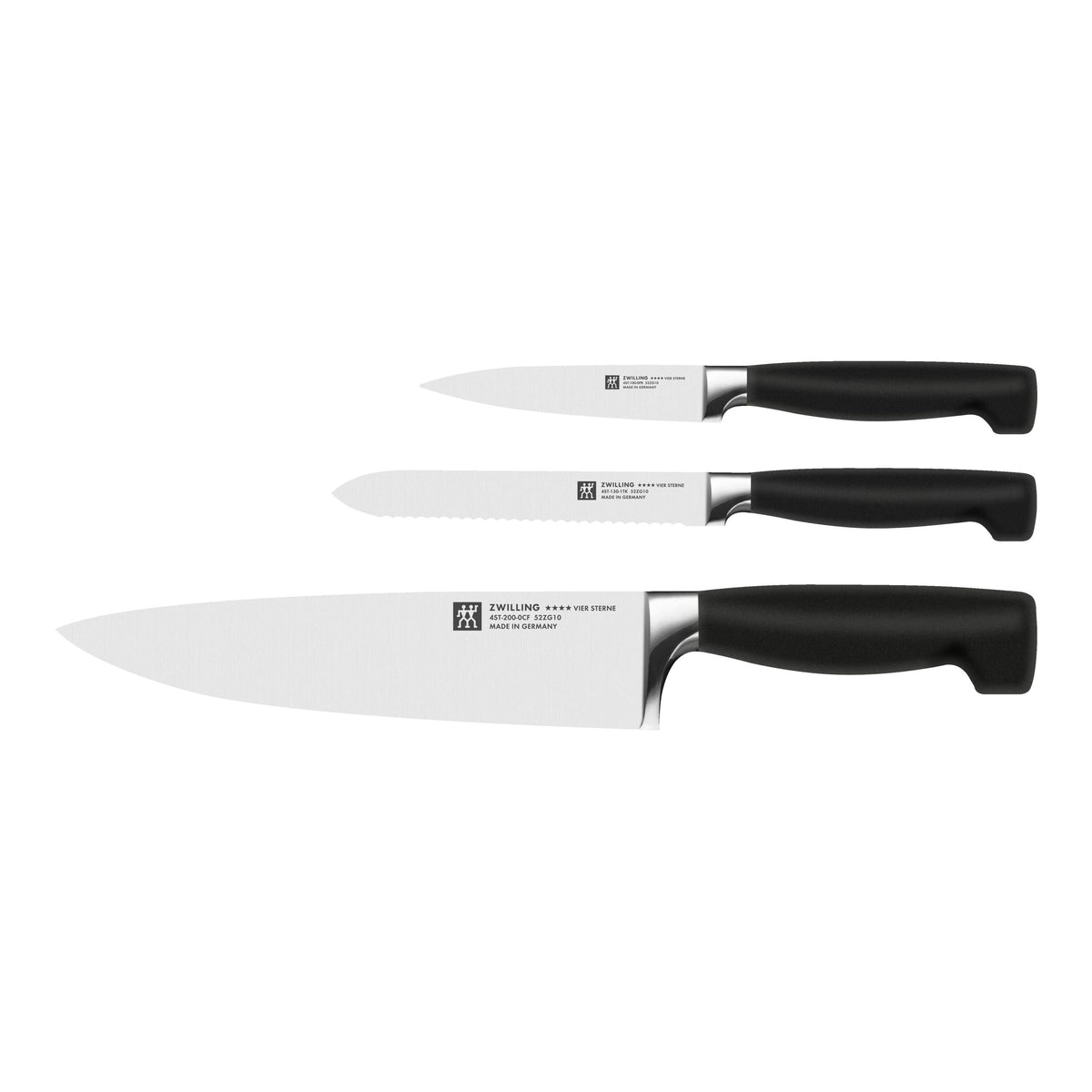 Zwilling Four Star Messenset 3-delig op witte achtergrond