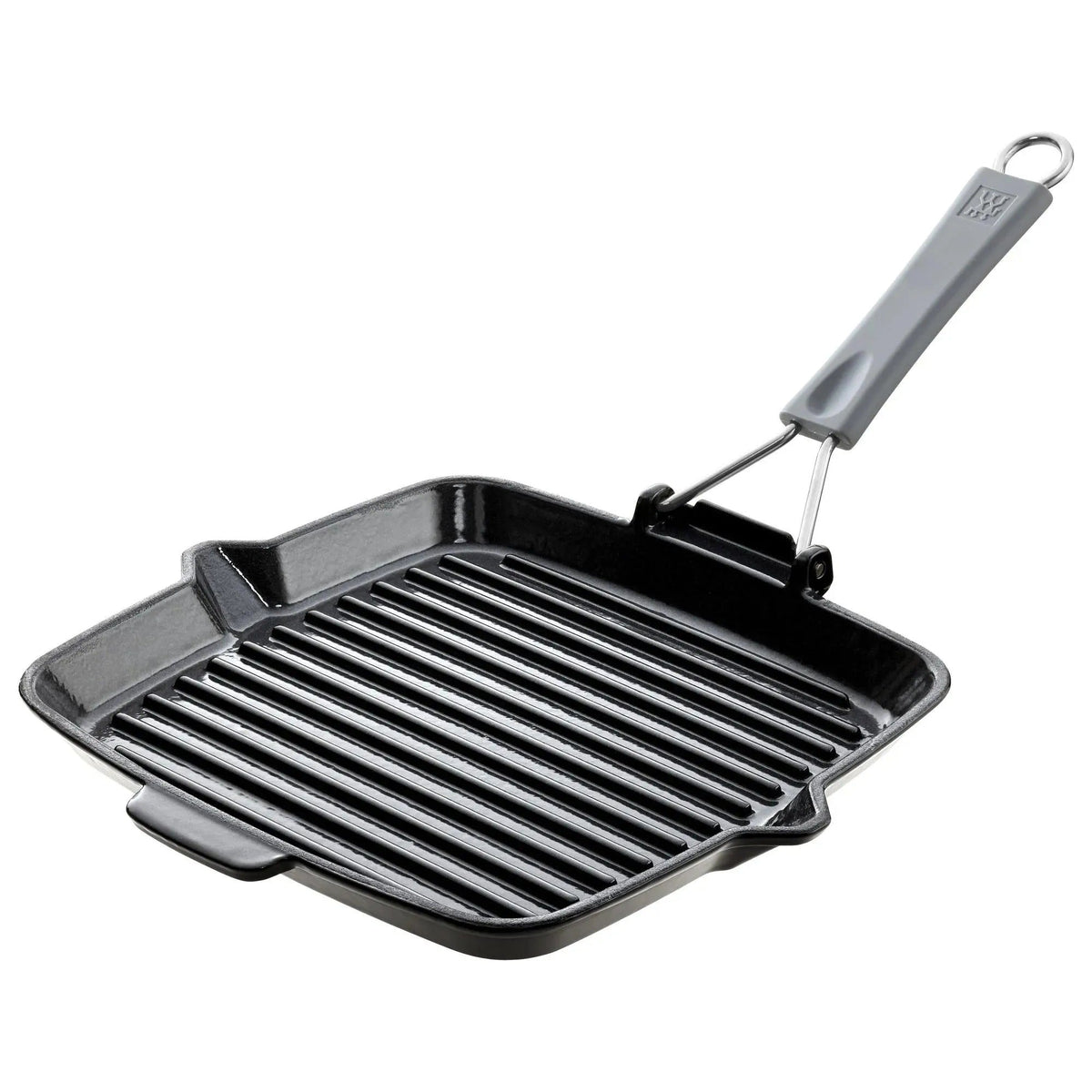 Zwilling Grillpan Gietijzer - 24 x 24 cm op witte achtergrond