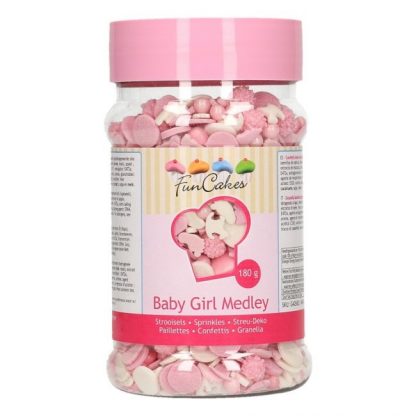FunCakes Sprinkles 180 g – Baby Girl Medley