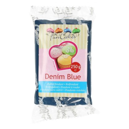 FunCakes Fondant 250 g – Denim Blue