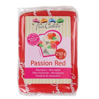 FunCakes Marsepein 250 g – Passion Red