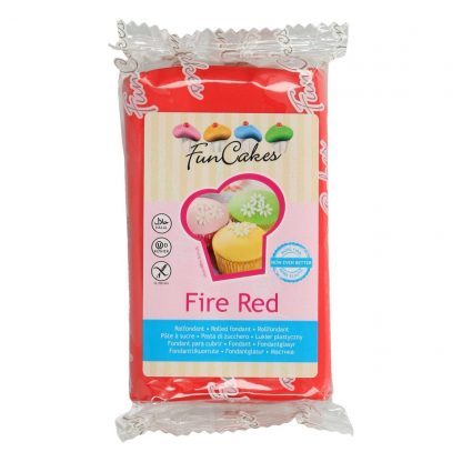 FunCakes Fondant 250 g – Fire Red