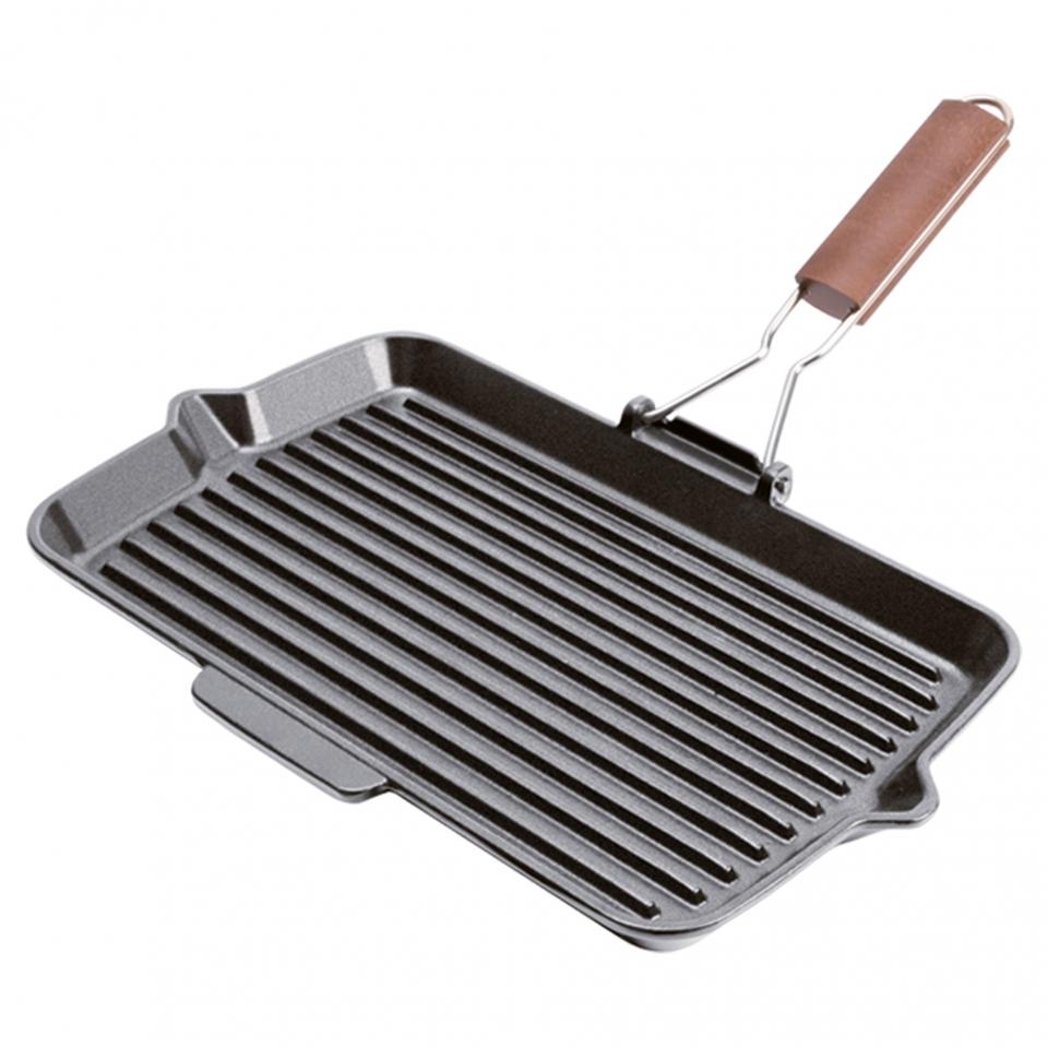 Fontignac 12-inch Square Cast Iron Grill Pan
