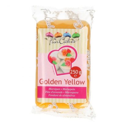 FunCakes Marsepein 250 g – Golden Yellow