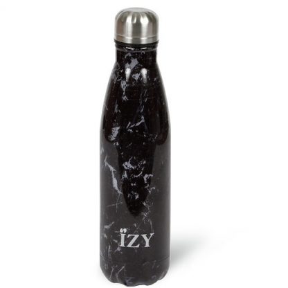 IZY Thermosfles 500ML Marble - Black