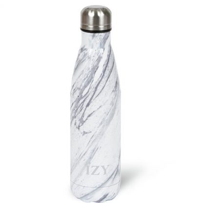 IZY Thermosfles 500ML Marble - White