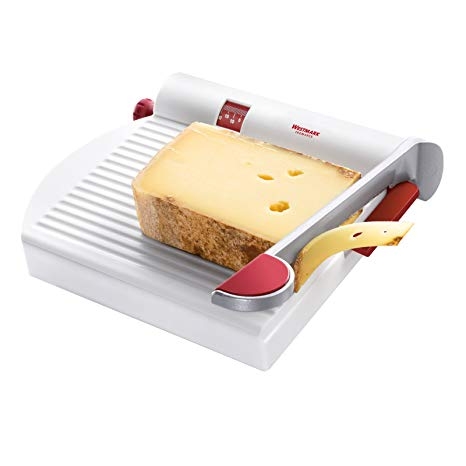 Snijdt snel diverse soorten kaas, groente en vleeswaren de Fromarex kaassnijder van Westmark. Snijdt met deze handmatige snijder de gewenste diktes. De snijdikte is namelijk erg gemakkelijk in te stellen