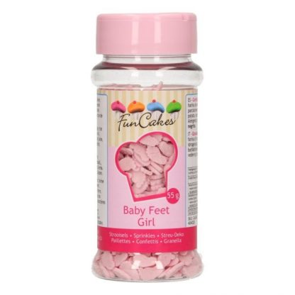 FunCakes Sprinkles Baby Feet 55 g – Meisje