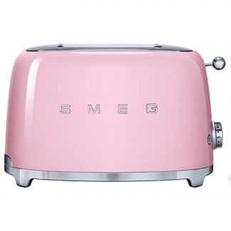 Smeg Broodrooster 4 x 2 Roze - Woerdmankookkado.nl