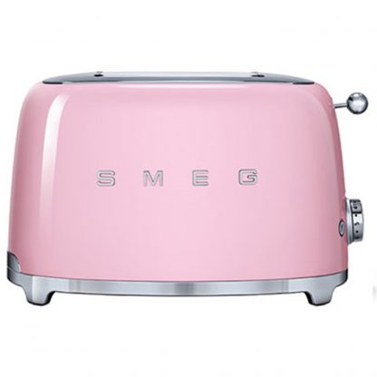 Smeg Broodrooster 4 x 2 Roze - Woerdmankookkado.nl