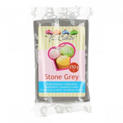FunCakes Fondant 250 g – Stone Grey