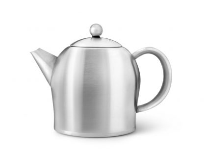 Bredemeijer Minuet Santhee Dubbelwandige Theepot – 0,5 Liter Chroom Mat