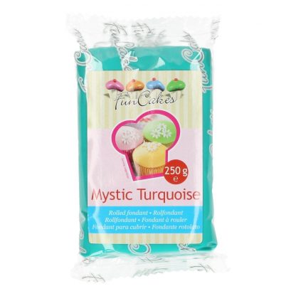FunCakes Fondant 250 g – Mystic Turquoise