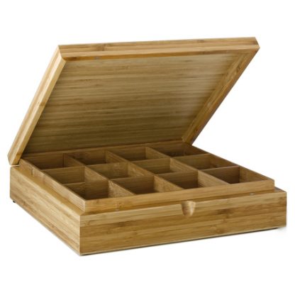 Bredemeijer Universal Theedoos 12-vaks Bamboe