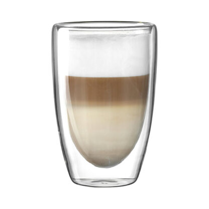 Maxxo Latteglazen Dubbelwandig 380 ml – 2 stuks