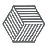 Zone Denmark Hexagon Onderzetter - Cool Grey