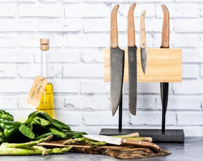 Style de Vie Magnetisch Messenblok met Stenen Voet - Eikenhout - Afbeelding 2