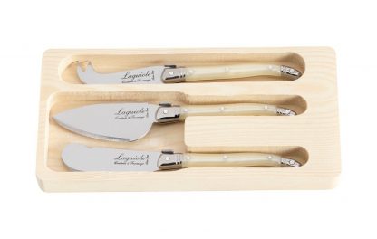 Laguiole Style De Vie Kaasmessen 3-Delig – Parelmoer
