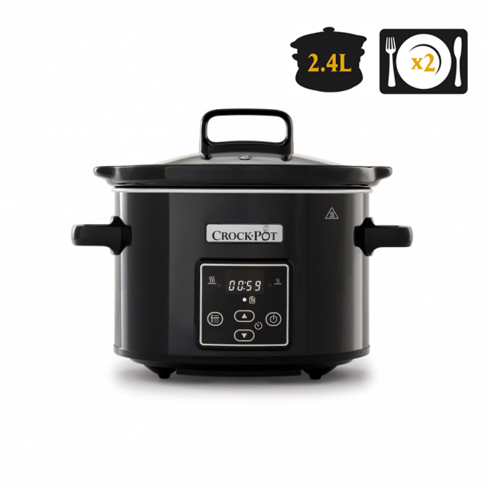 archief Om toevlucht te zoeken fenomeen Crockpot Slow Cooker 2,4 Liter met Timer - Woerdman Kookkado